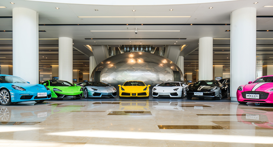 中国豪车最多的地方在哪这里全球名车汇聚每一辆都价值不菲
