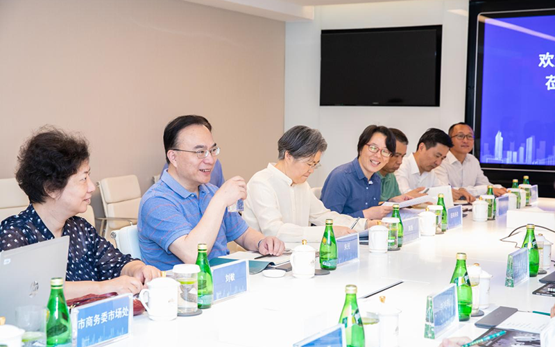 上海市商务委领导一行莅临澳康达调研
