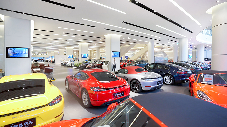 震撼澳康达9000㎡保时捷二手车交易展厅启用上海车友必打卡